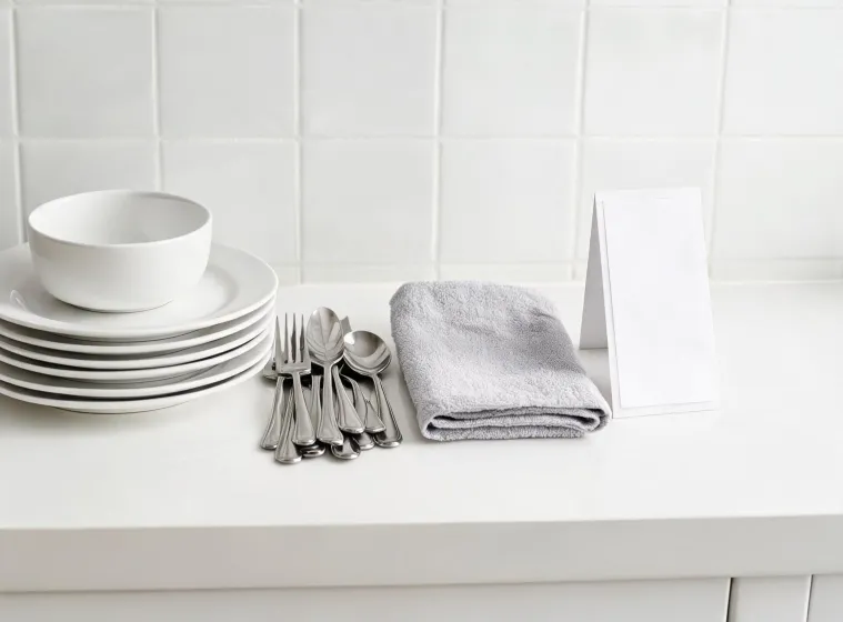 Flatware care and polish station